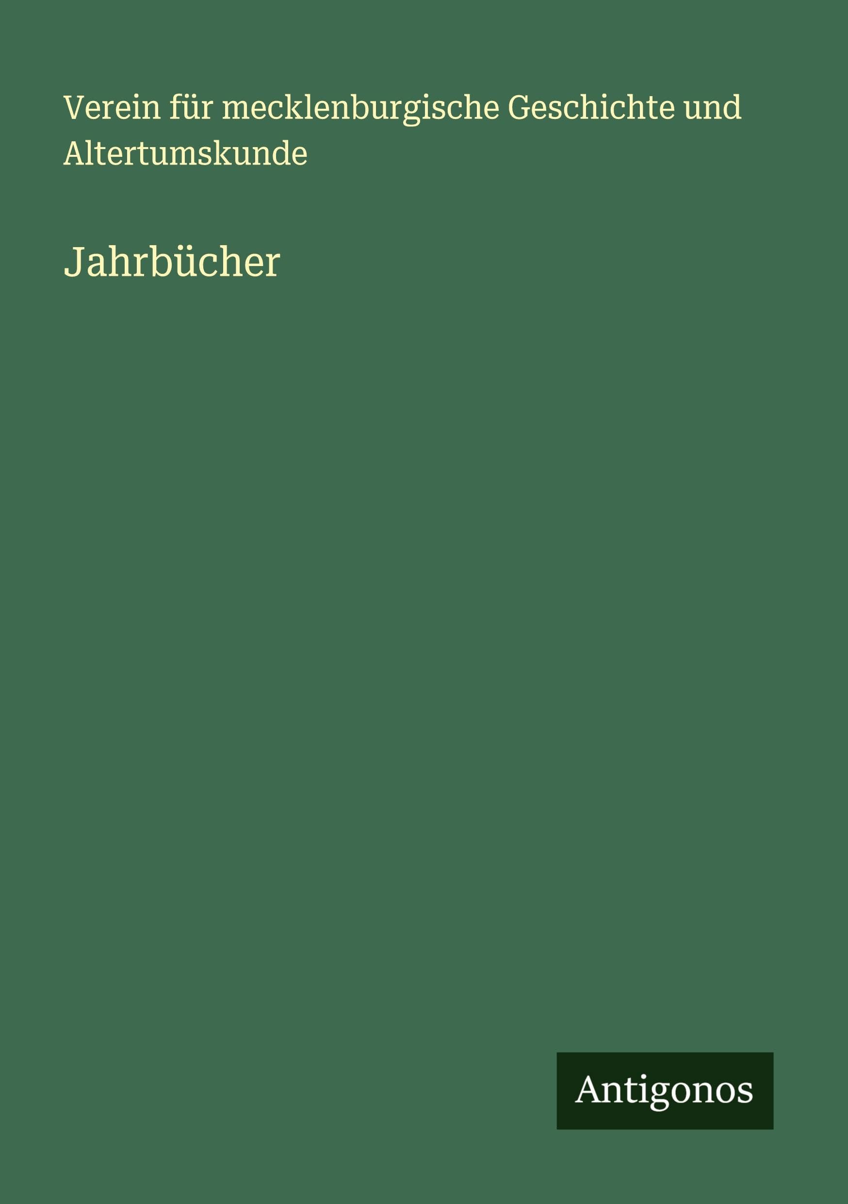 Jahrbücher