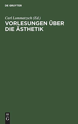 Vorlesungen über die Ästhetik - Neuware
