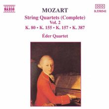 Mozart Streichquartette Vol 2 Eder