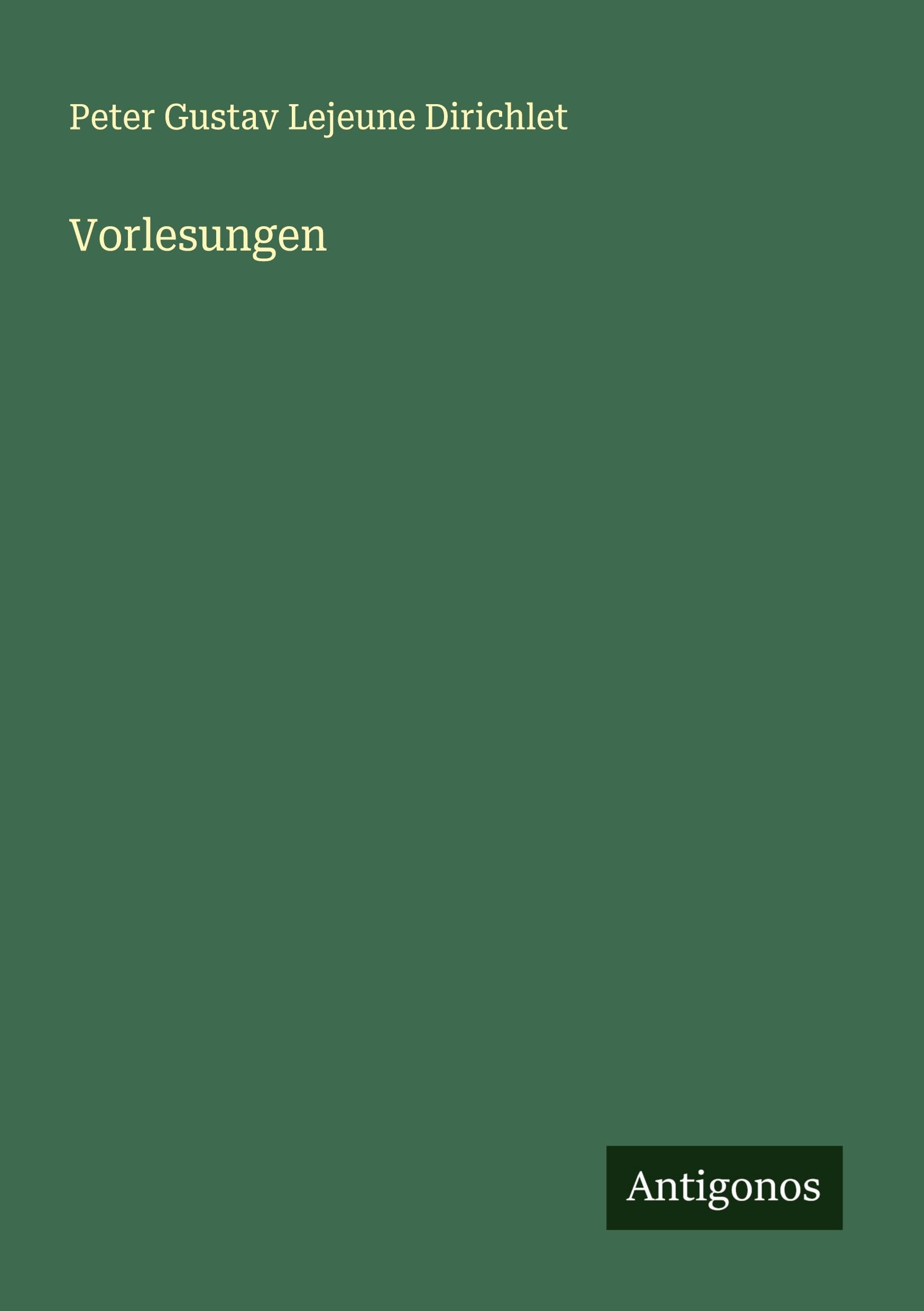 Vorlesungen