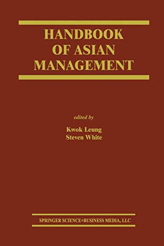 Handbook of Asian Management