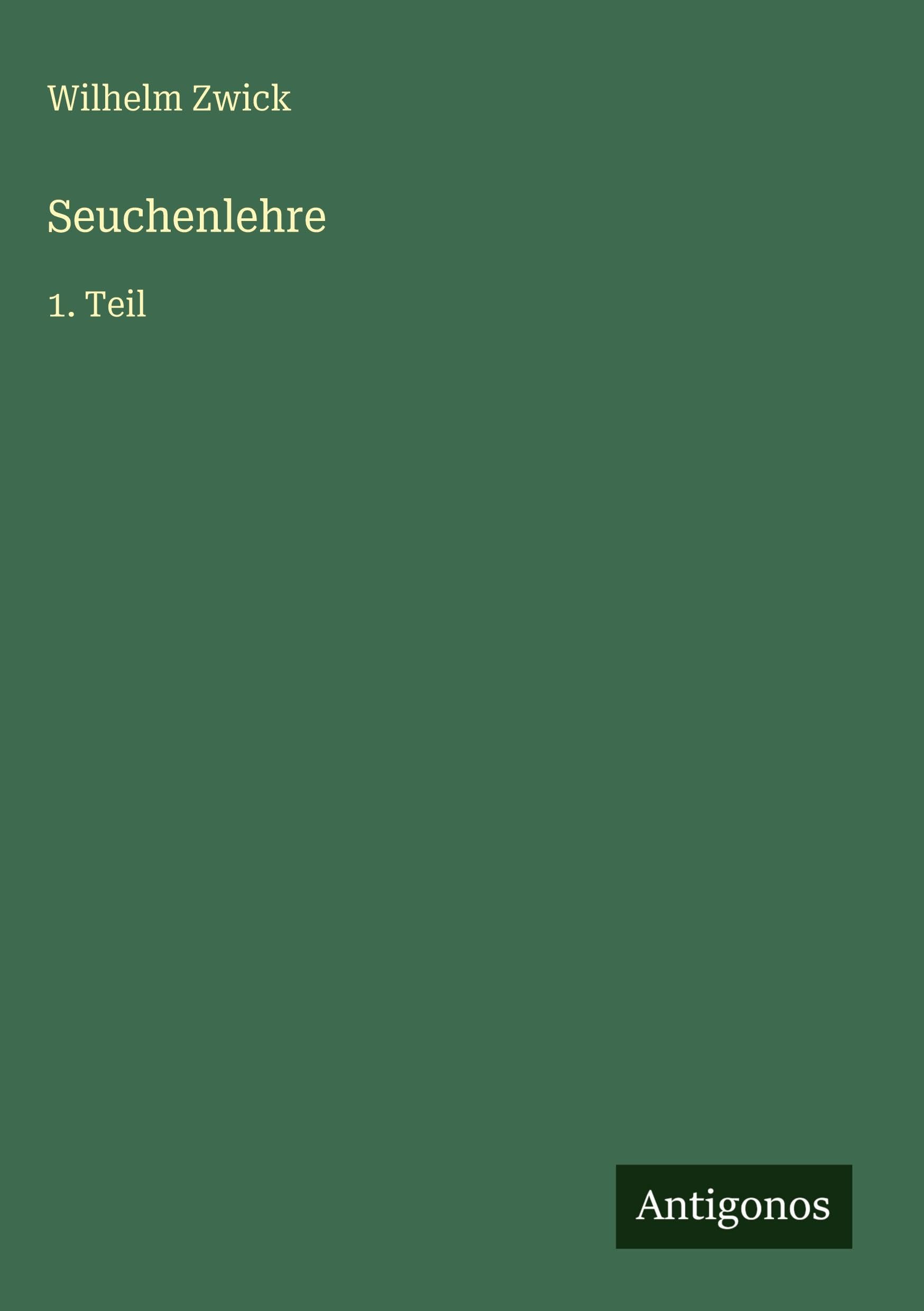 Seuchenlehre: 1. Teil