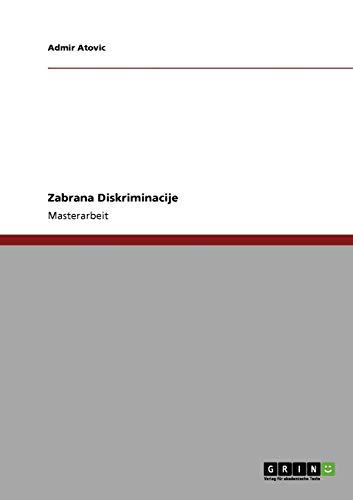 Zabrana Diskriminacije: Magisterarbeit
