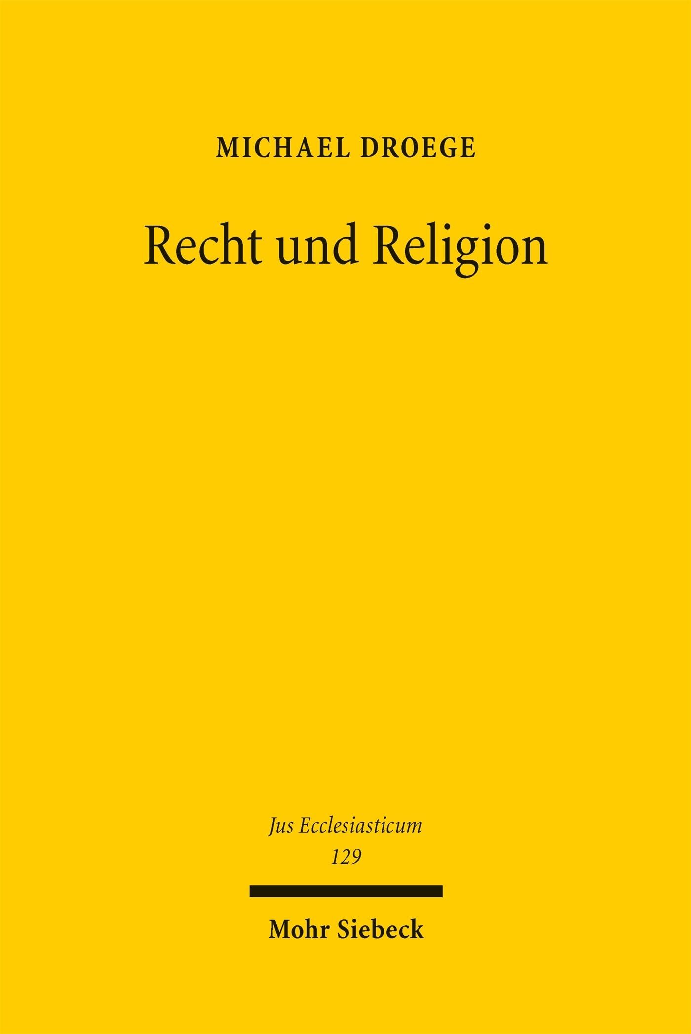 Recht und Religion - Neuware