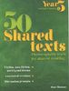 50 Shared Texts for Year 5