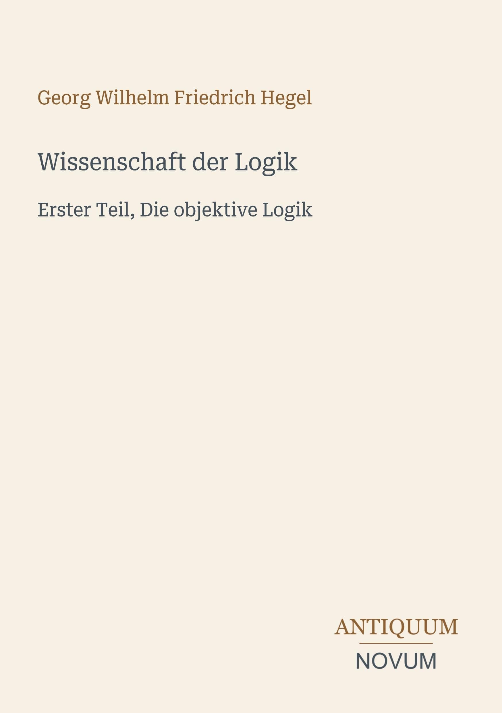 Wissenschaft der Logik