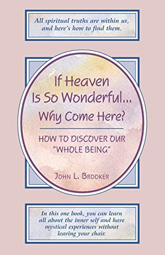 If Heaven Is So Wonderful...Why Come Here?: How to Discover Our Whole Being