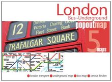 London Bus/underground PopOut Map (Popout Maps)