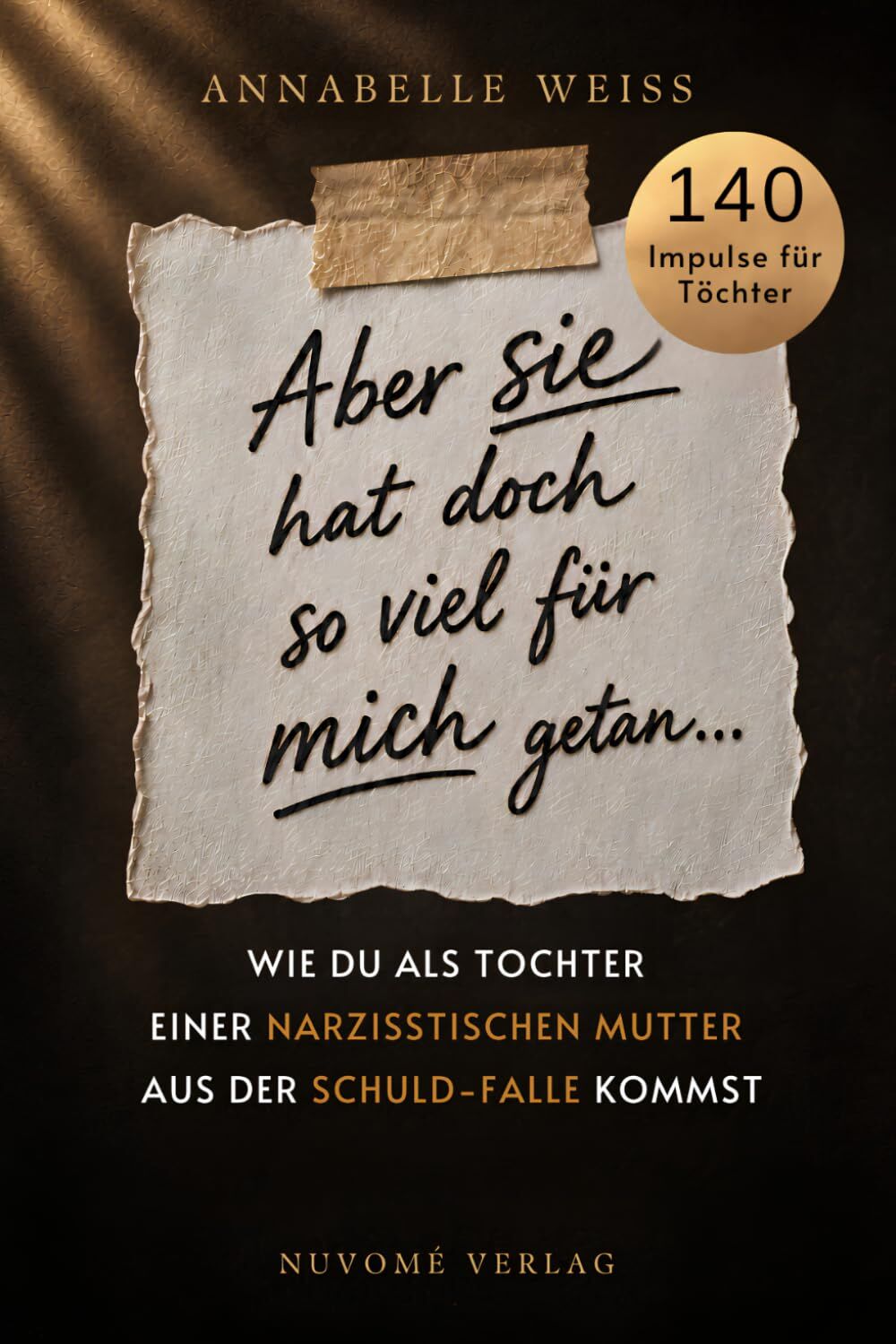 Aber sie hat doch so viel für mich getan... - Wie du als Tochter einer narzisstischen Mutter aus der Schuld-Falle kommst und endlich dein eigenes Lebe