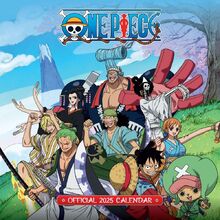 Official One Piece Square Calendar 2025