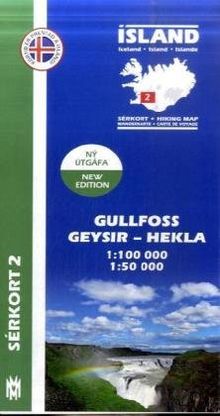 Gullfoss - Geysir - Hekla 1 : 100 000