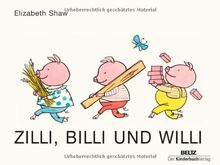 Zilli, Billi und Willi: Vierfarbiges Pappbilderbuch