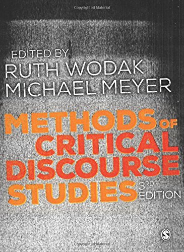 Ruth Wodak Methods Of Critical Discourse Studies (Introducing Qualitative Methods Series)
