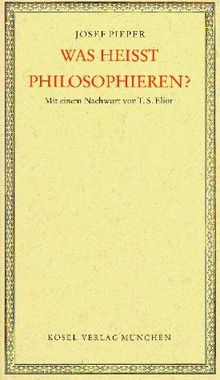 Was heißt philosophieren? Vier Vorlesungen