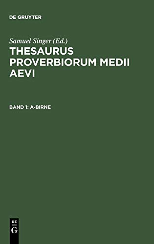 A-Birne (Thesaurus proverbiorum medii aevi)