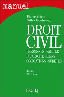 Droit civil von Pierre Voirin | Buch | Zustand sehr gut