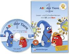 ABC der Tiere, Neubearbeitung : 1. Schuljahr, Lesen- und Schreibenlernen mit Sil und Ben, CD-ROM m. Video Klassenversion Einzellizenz mit Ergebnisspeich