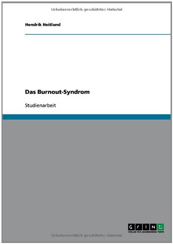 Das Burnout-Syndrom