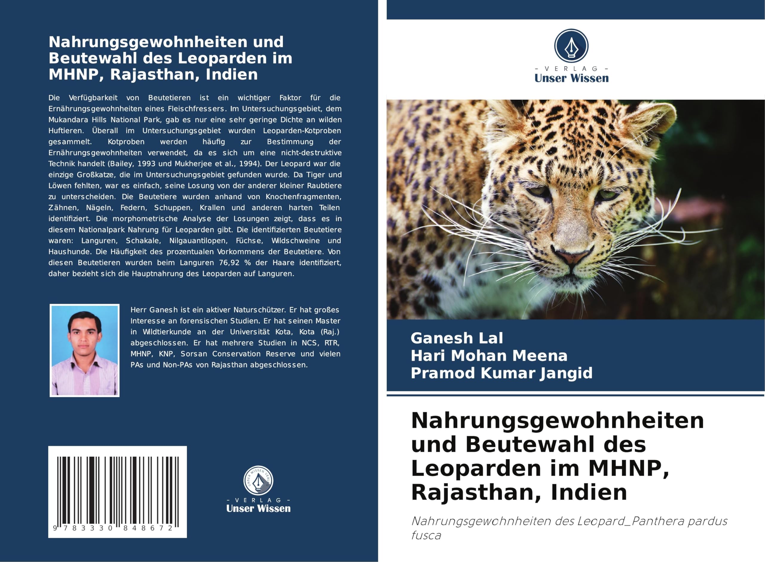 Nahrungsgewohnheiten und Beutewahl des Leoparden im MHNP, Rajasthan, Indien: Nahrungsgewohnheiten des Leopard_Panthera pardus fusca