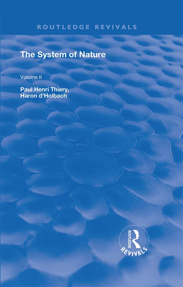 The System of Nature: Volume 2 (Routledge Revivals, Band 2)