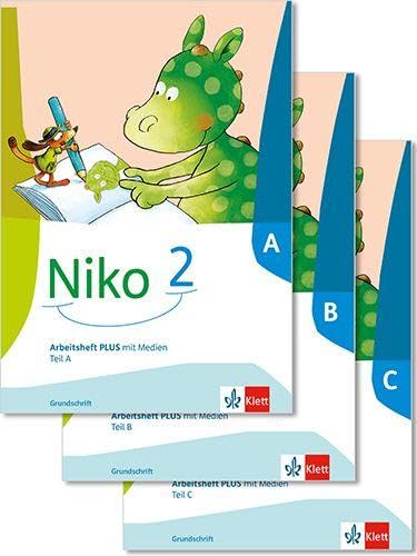Niko 2. Arbeitsheft PLUS Sprache Lesen in Grundschrift mit Medien Klasse 2