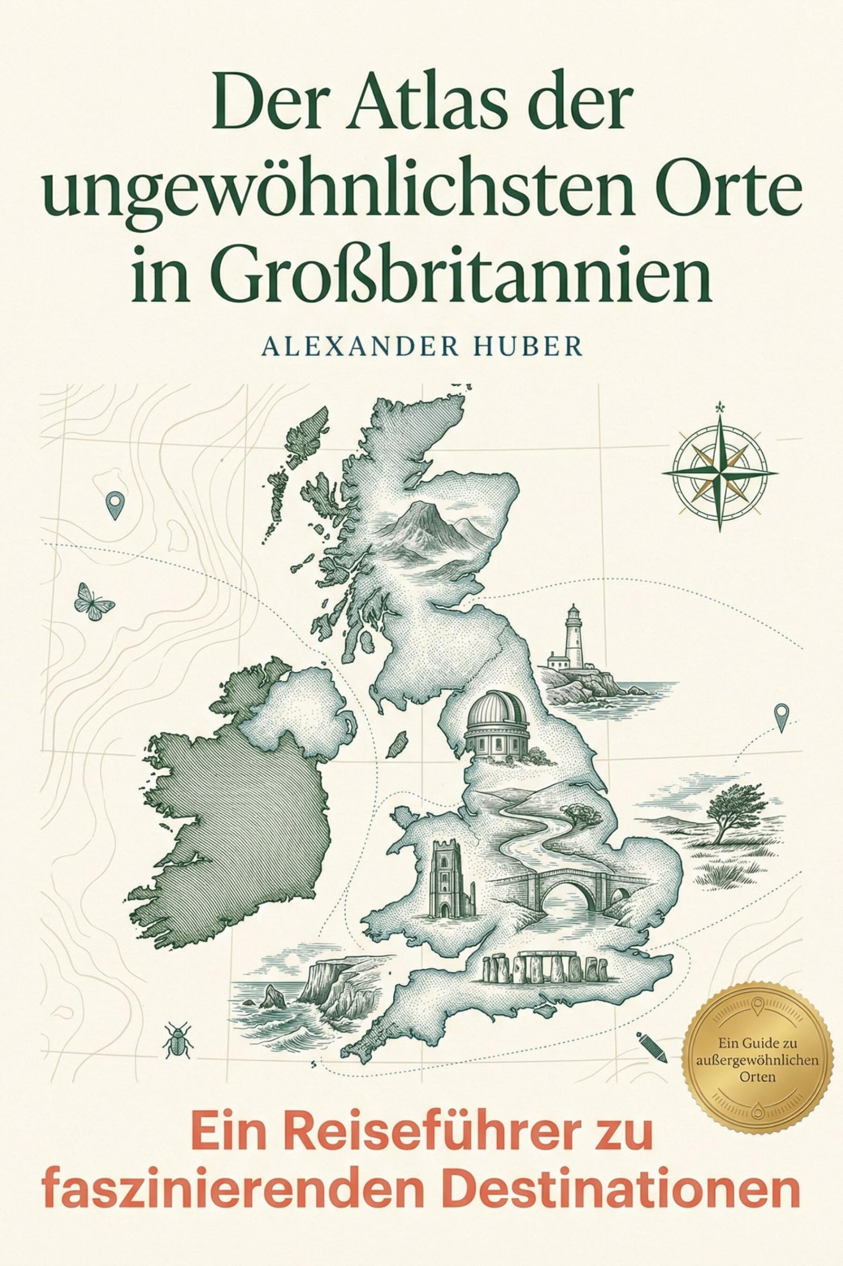 Der Atlas der ungewöhnlichsten Orte in Großbritannien: Ein Reiseführer zu faszinierenden Destinationen. Der ultimative Guide für Entdecker und Abenteurer. Das perfekte Geschenk für Großbritannien-Fans