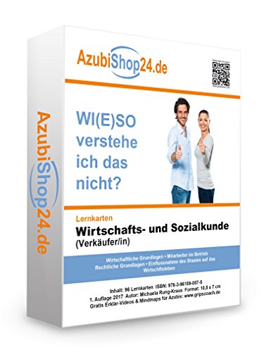 Lernkarten Wirtschafts- und Sozialkunde (Verkäufer/in): Erfolgreiche Prüfungsvorbereitung auf die Abschlussprüfung