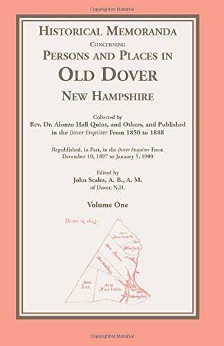 Historical Memoranda Concerning Persons and Places in Old Dover, New Hampshire