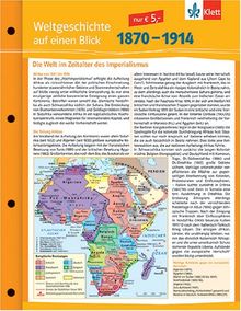 Weltgeschichte auf einen Blick. 1870 - 1914. Die Welt im Zeitalter des Imperialismus (Lernmaterialien)