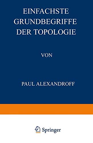 Einfachste Grundbegriffe der Topologie
