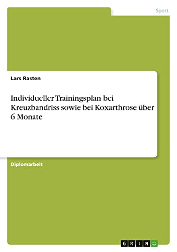 Individueller Trainingsplan bei Kreuzbandriss sowie bei Koxarthrose über 6 Monate