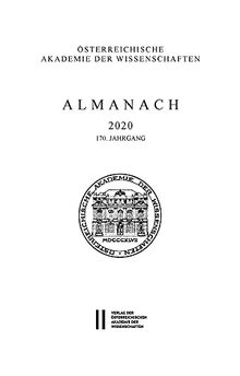 Almanach der Akademie der Wissenschaften / Almanach, 170. Jahrgang (2020)