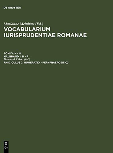 numeratio - per (Praepositio) (Vocabularium iurisprudentiae Romanae. N - Q. N - P)