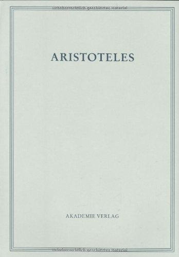 Aristoteles: Politik - Buch IV-VI
