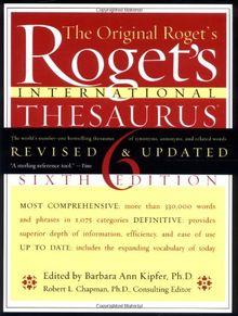 Roget's International Thesaurus, 6th Edition