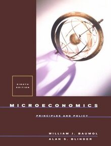 Microeconomics: Principles and Policy