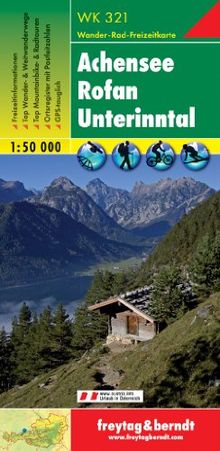 Freytag Berndt Wanderkarten, WK 321, Achensee - Rofan - Unterinntal, GPS, UTM - Maßstab 1:50 000: Wanderkarte. Ortsverzeichnis, Kultur, ... Tourenvorschläge. Mit Radwanderrouten