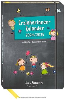 ErzieherInnenkalender 2024 / 2025: Juli 2024 – Dezember 2025 (Kalender / Planer für Kindergarten und Kita)