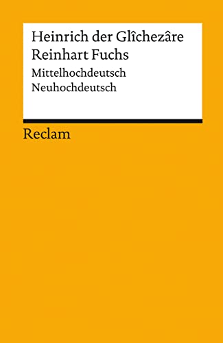 Reinhart Fuchs: Mittelhochdeutsch/Neuhochdeutsch (Reclams Universal-Bibliothek)