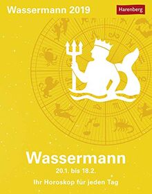 Wassermann Sternzeichenkalender 2024: Tagesabreißkalender - Ihr Horoskop für jeden Tag