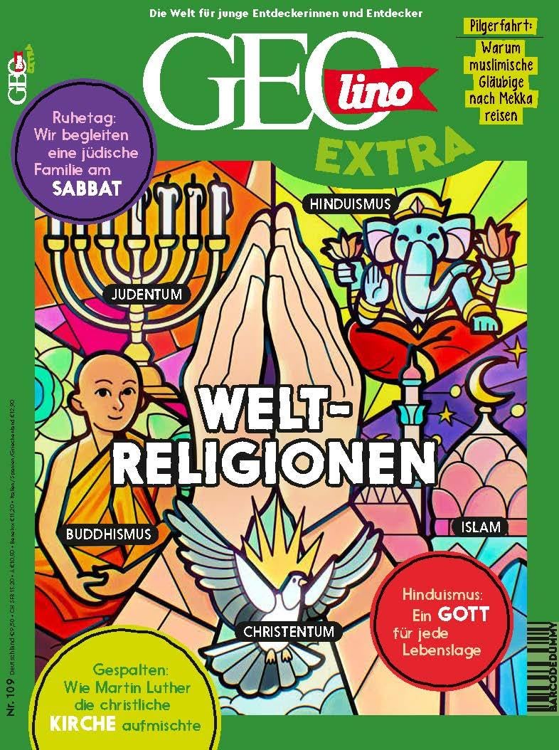 GEOlino Extra / GEOlino extra 109/2024 - Weltreligionen: Monothematisches Themenheft für kleine Abenteurer