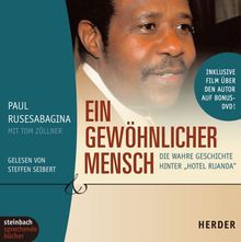 Ein gewöhnlicher Mensch. Die wahre Geschichte hinter "Hotel Ruanda". 4 CDs + Bonus-DVD