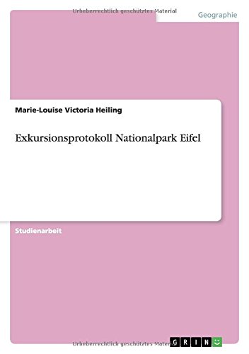 Exkursionsprotokoll Nationalpark Eifel