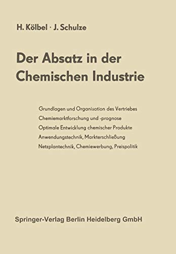 Der Absatz in der Chemischen Industrie