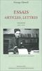 Essais, articles, lettres : Volume 3 (1943-1945) (Champ Libre)