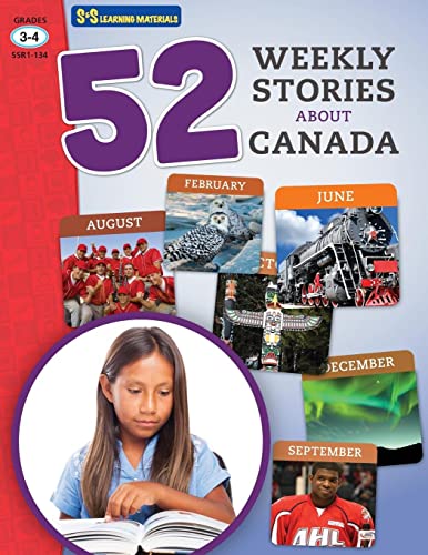 52 Weekly Nonfiction Stories About Canada Grades 3-4 (52 Weekly Non Fiction Reading)