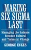 Making Six Sigma Last: Managing the Balance Between Cultural and Technical Change (Six Sigma Research Institute Series)