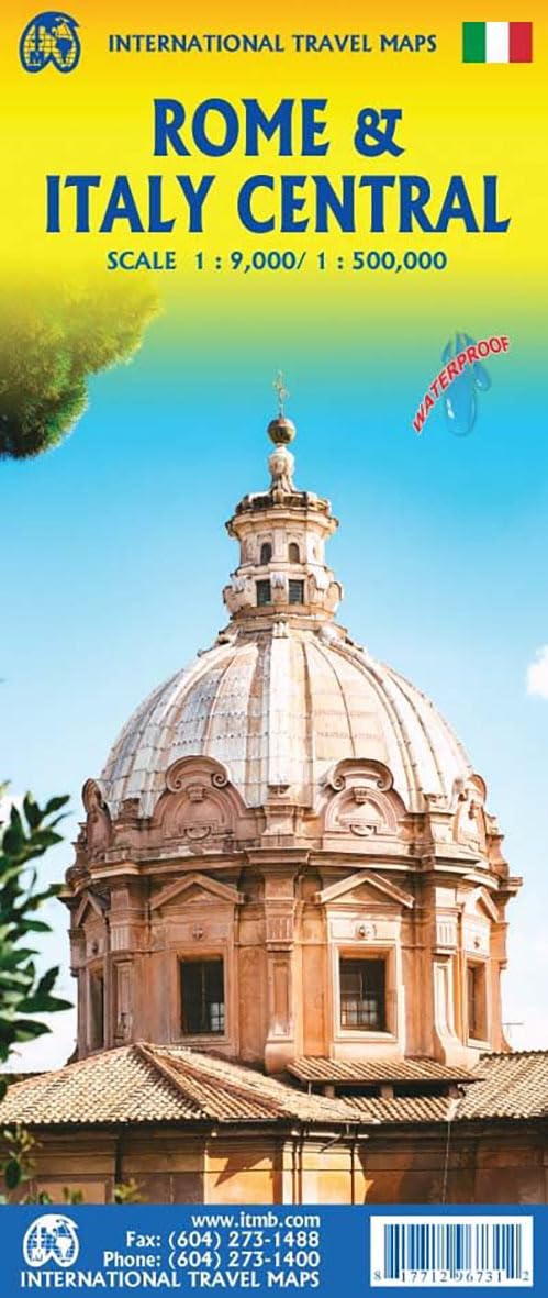 Citymap Rome & Central Italy: 1:9000
