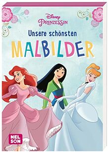 Disney Prinzessin: Unsere schönsten Malbilder: Mehr als 60 Ausmalmotive | Malblock für Kinder ab 4 Jahren