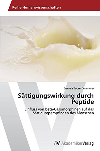 Sättigungswirkung durch Peptide: Einfluss von beta-Casomorphinen auf das Sättigungsempfinden des Menschen